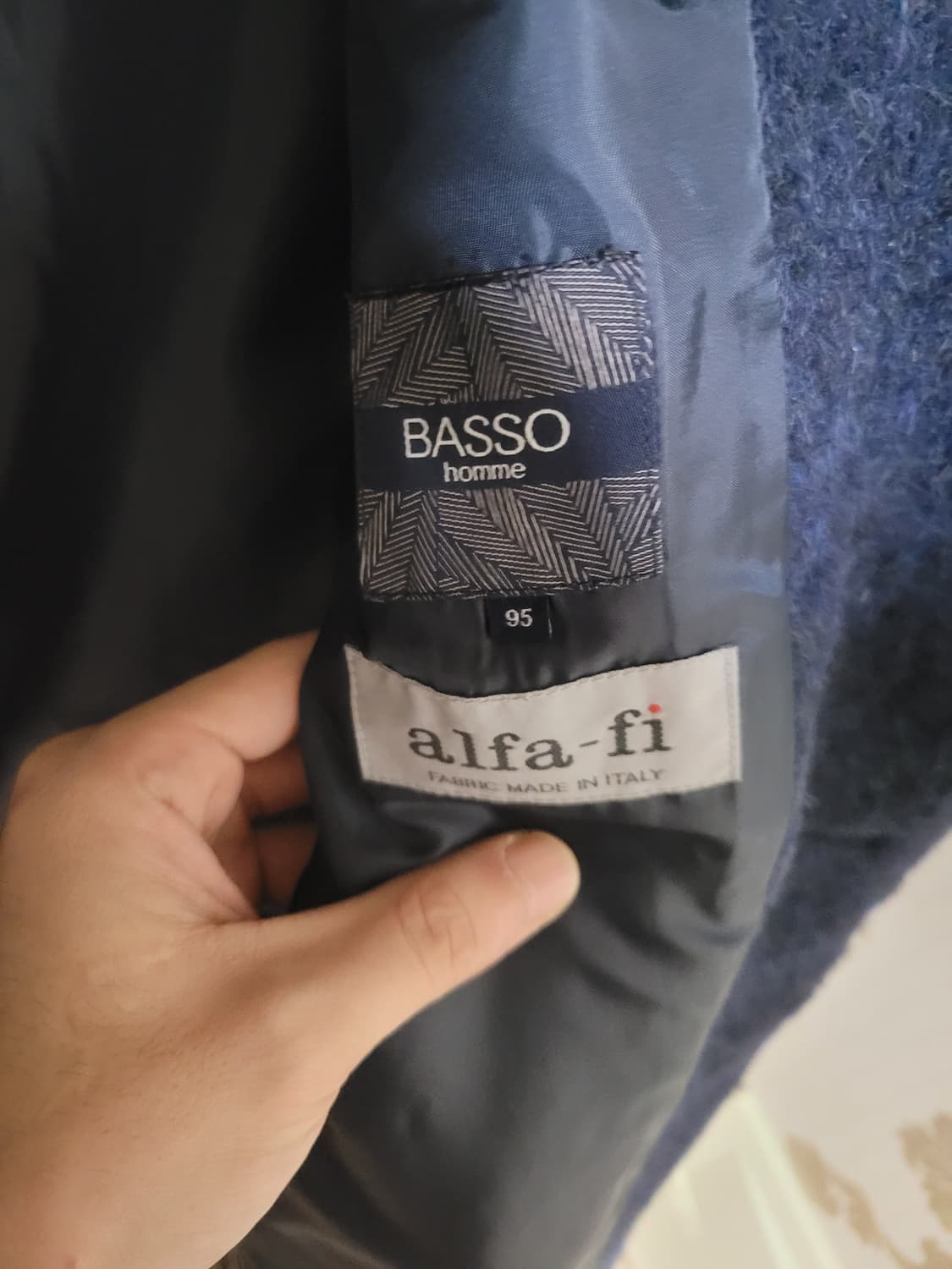 바쏘옴므 알파카 벨티드 코트 상품이미지5