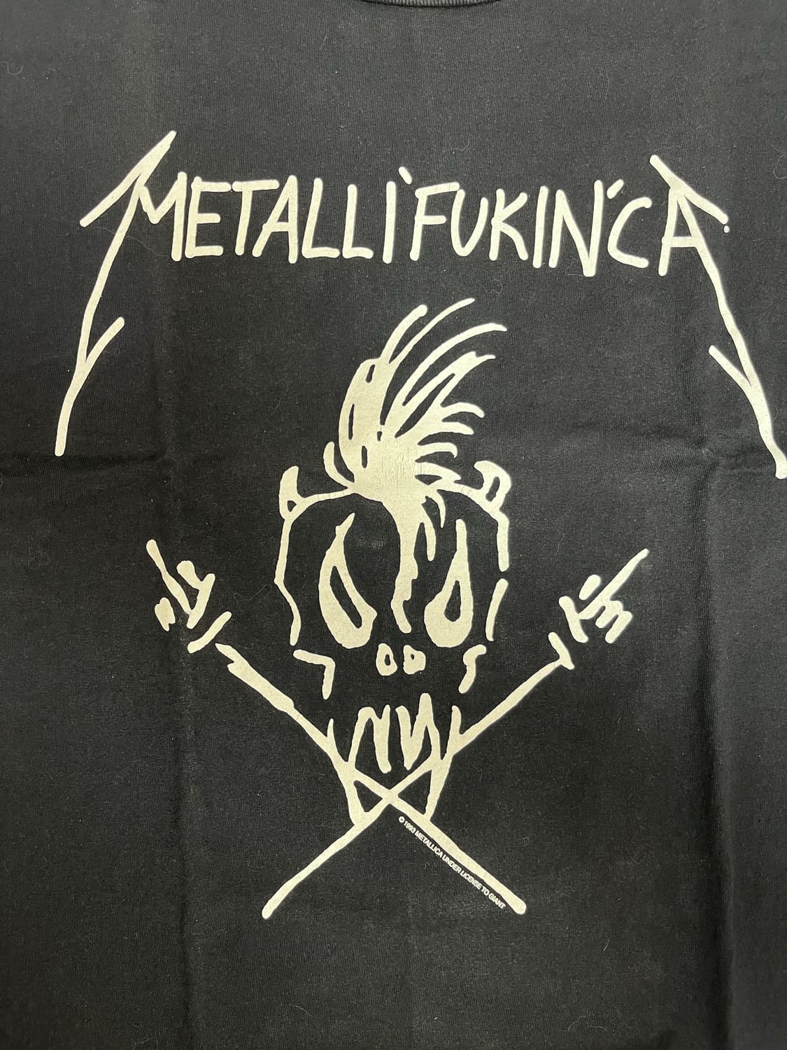 빈티지 밴드티 90s 메탈리카 티셔츠 상품이미지2