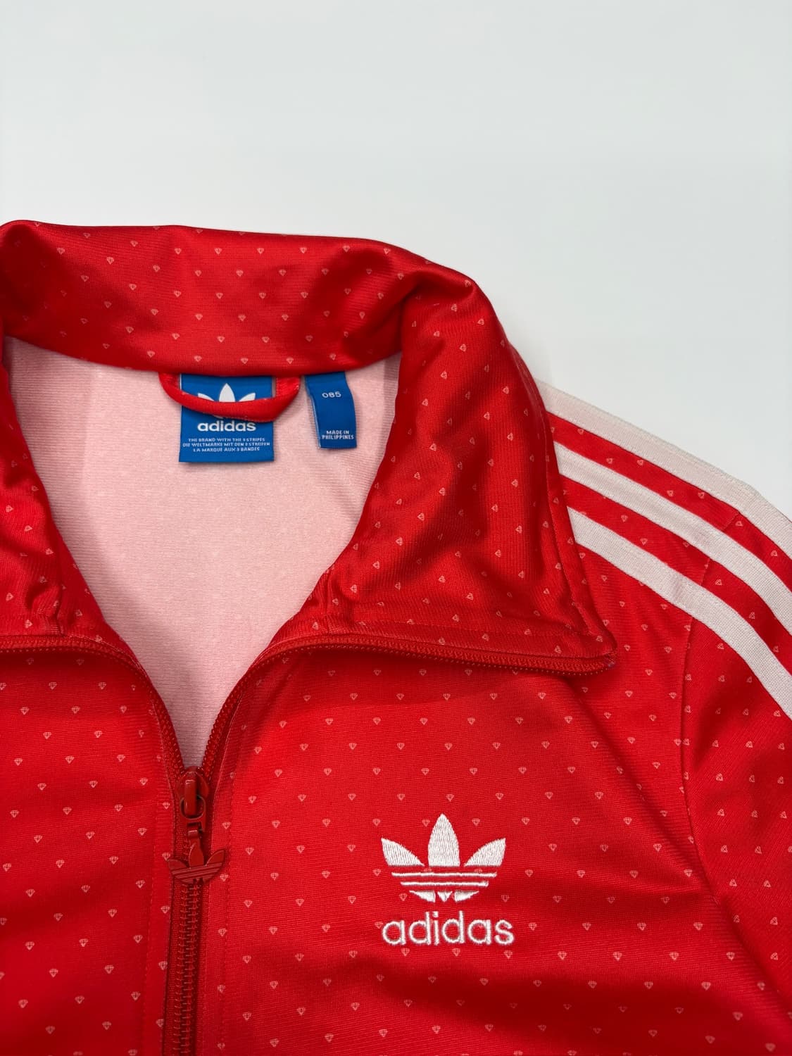 Adidas 아디다스 오리지널스 파이어버드 도트 트랙탑 레드 져지 상품이미지5