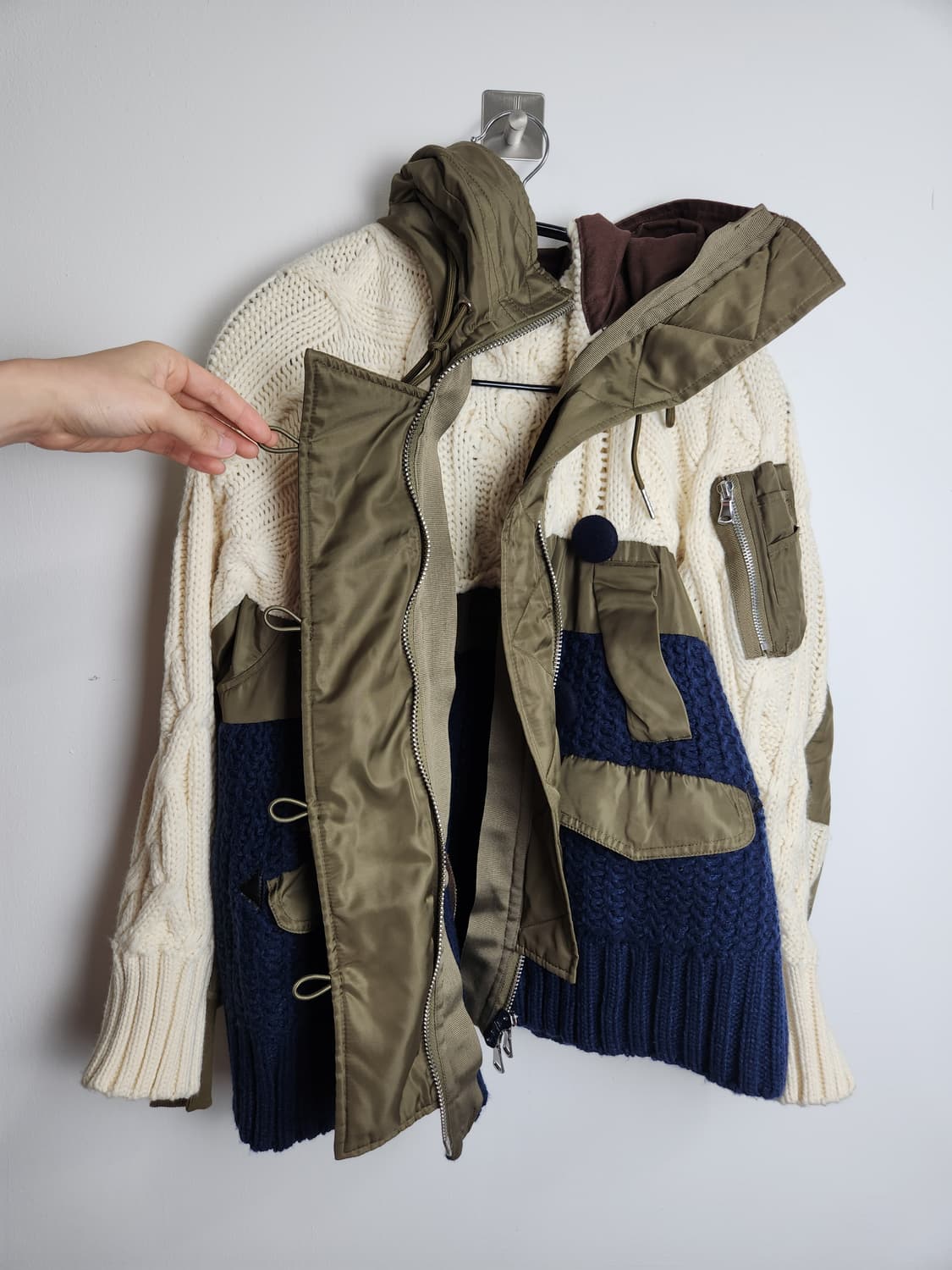 스웨터 야상 후드 점퍼 상품이미지9