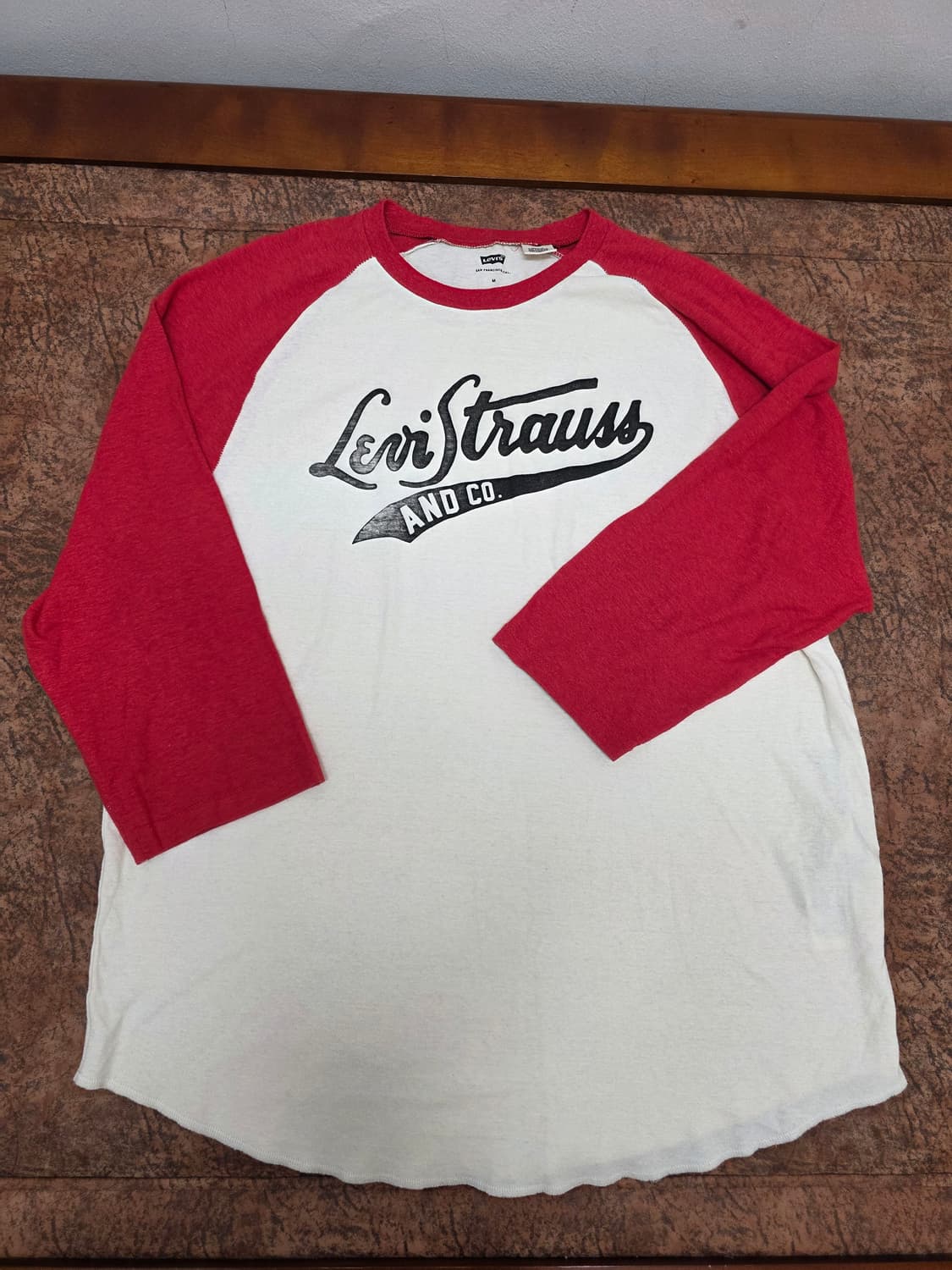 리바이스 7부 소매 래글런 티셔츠 상품이미지1