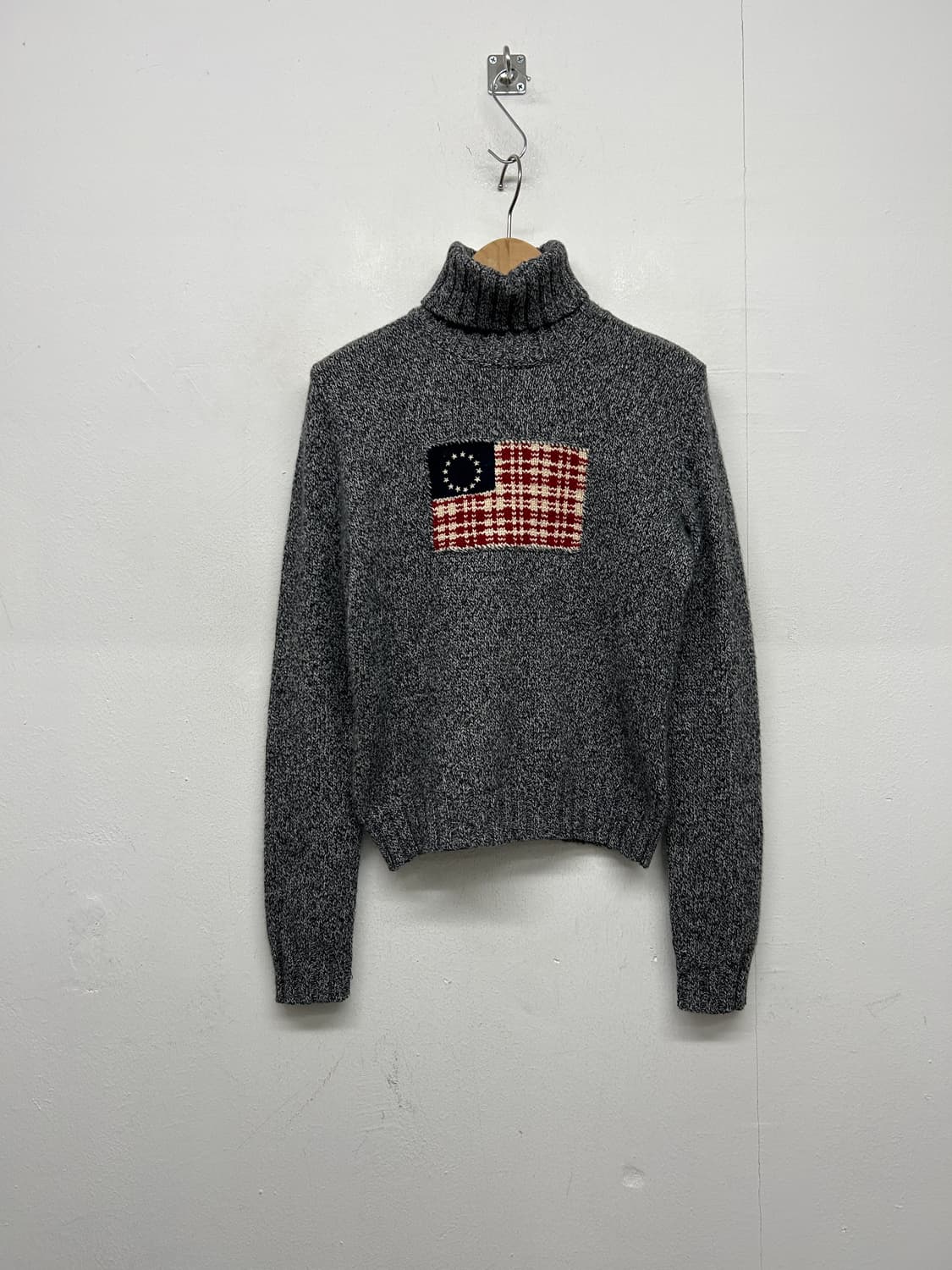 Jpn 폴로 랄프로렌 깃발 목폴라 니트 상품이미지1