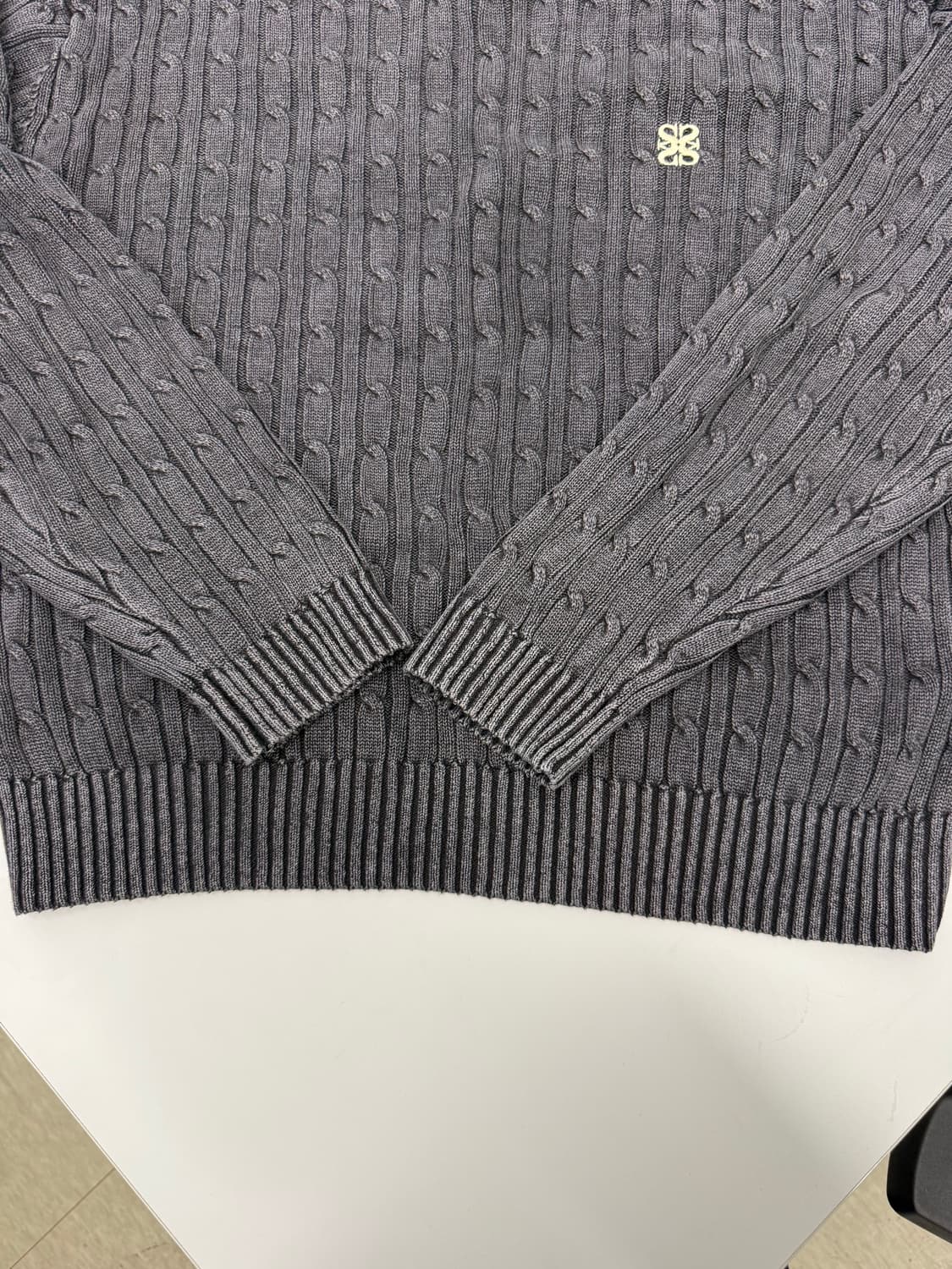 세터 SATUR 케이블 니트 스웨터 xl 상품이미지8