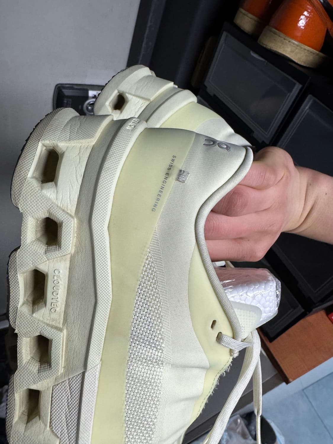 온 러닝 x 포스트 아카이브 팩션 (파프) 클라우드몬스터 2 시들링 화이 상품이미지5