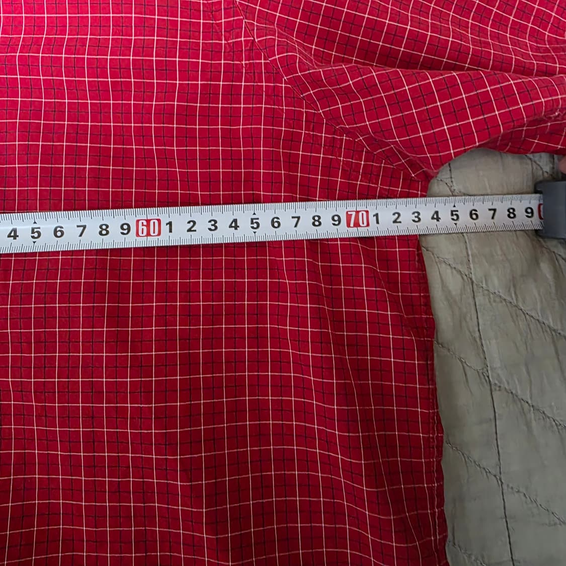 [2XL] 90s 빈티지 폴로 랄프로렌 블레이크 레드 체크 크롭 반팔셔츠 상품이미지7