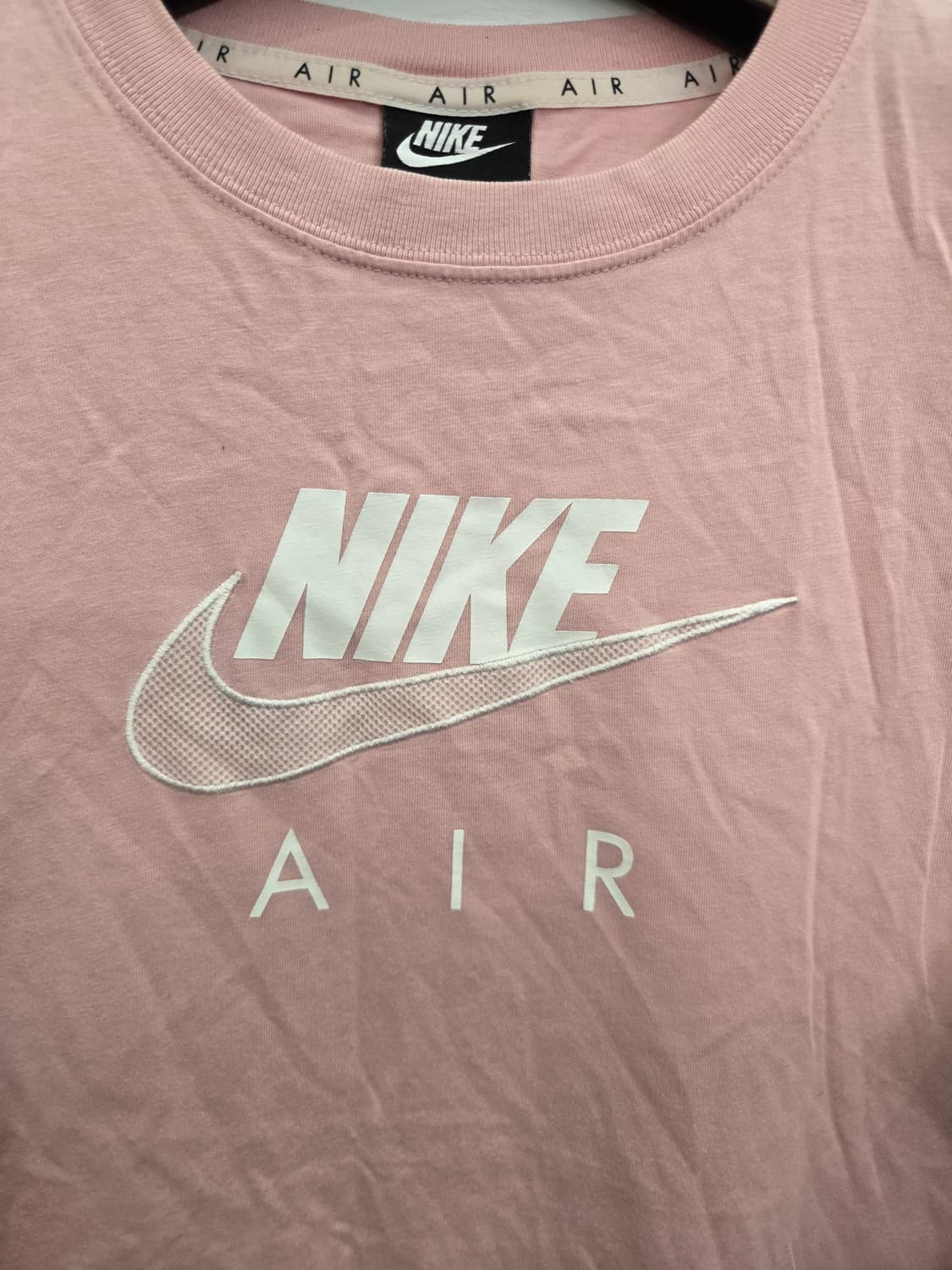 100,L )) NIKE AIR 나이키 에어 반팔티셔츠! 핑크&화이트로고 상품이미지3