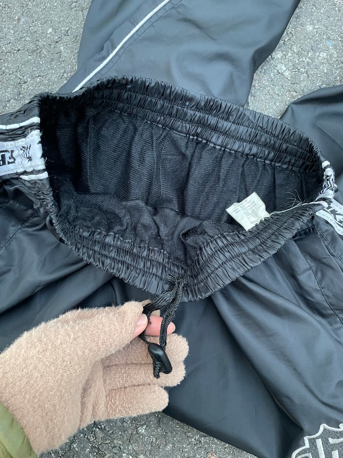 90‘s FREAKY MASSIVE 사이드 테이핑 와이드 트랙팬츠 상품이미지6