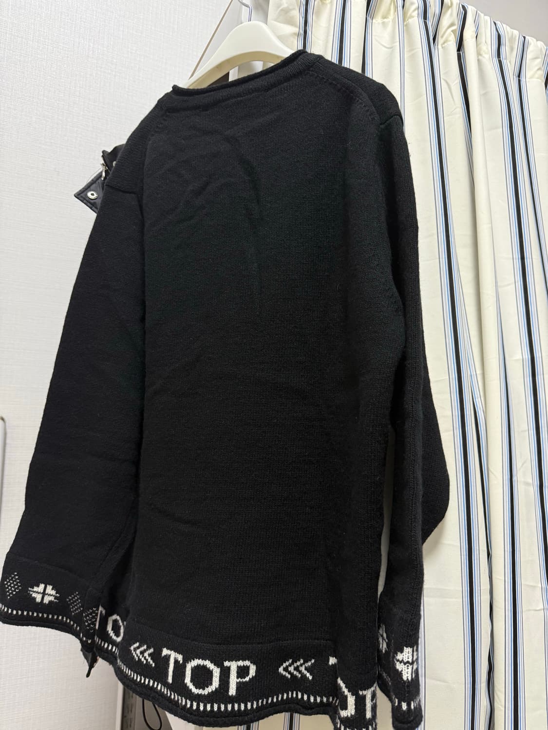 오픈 와이와이 더오픈프로덕트 자카드 horse 니트 상품이미지2