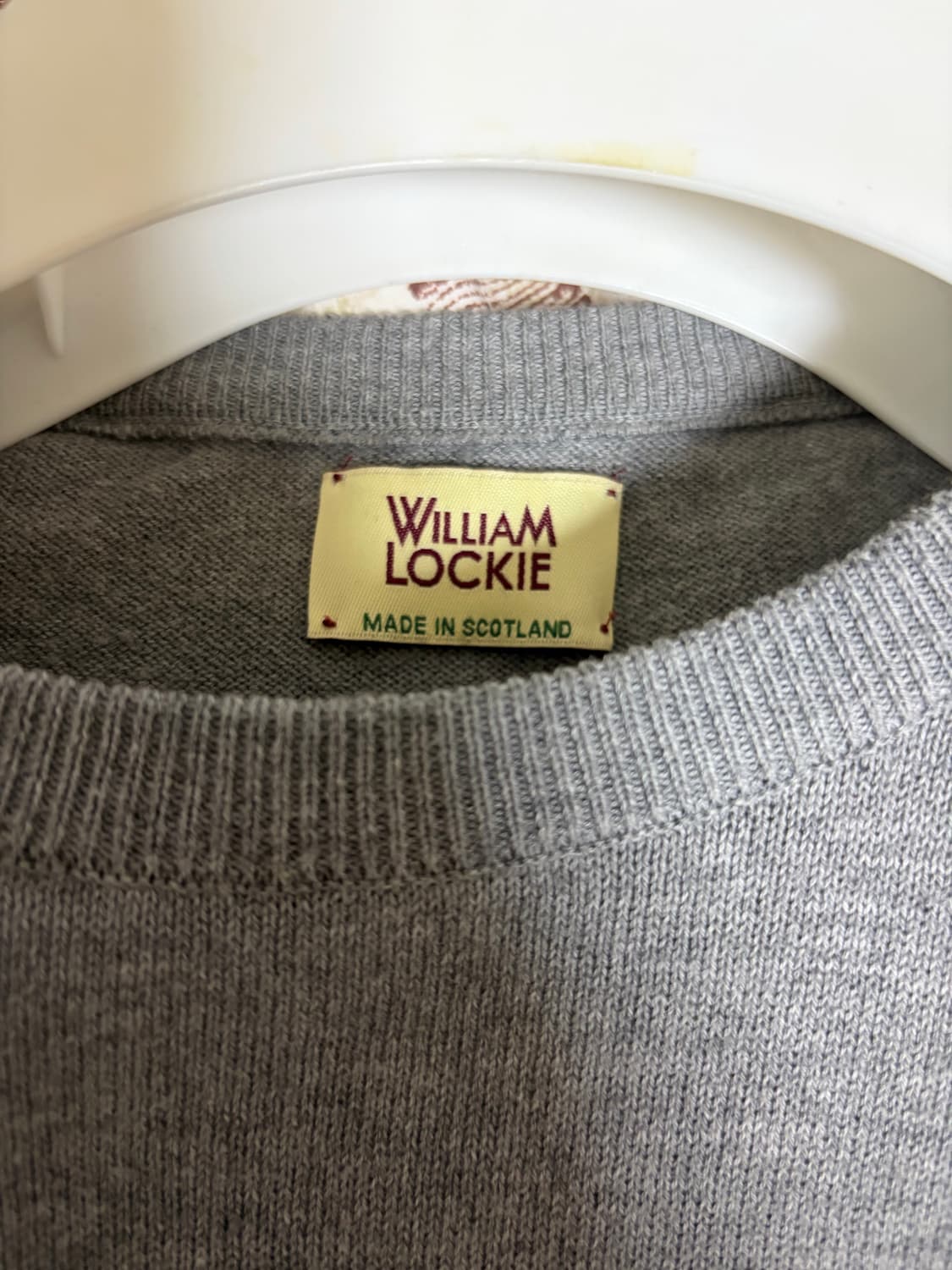 44 윌리엄로키 코튼 크루넥 풀오버 그레이 상품이미지3