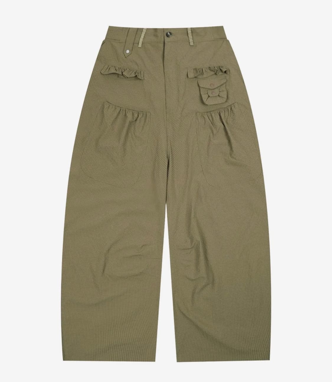 루나키후 사키 프릴 시어서커 와이드 팬츠 상품이미지3