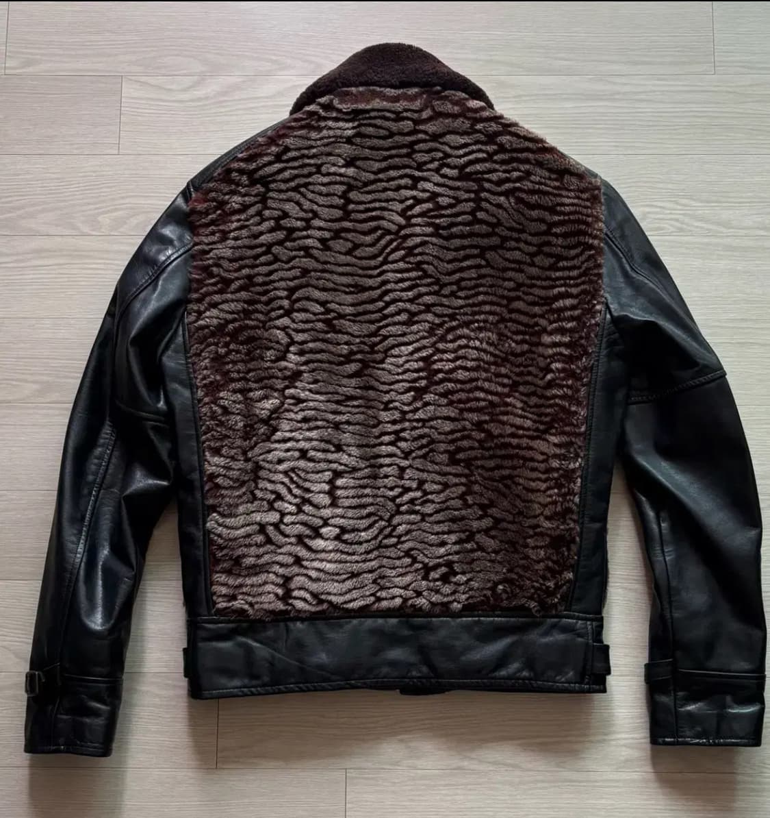 정품 디아프바인 8주년 기념 그리즐리 가죽 자켓 사이즈:S(95) 상품이미지3