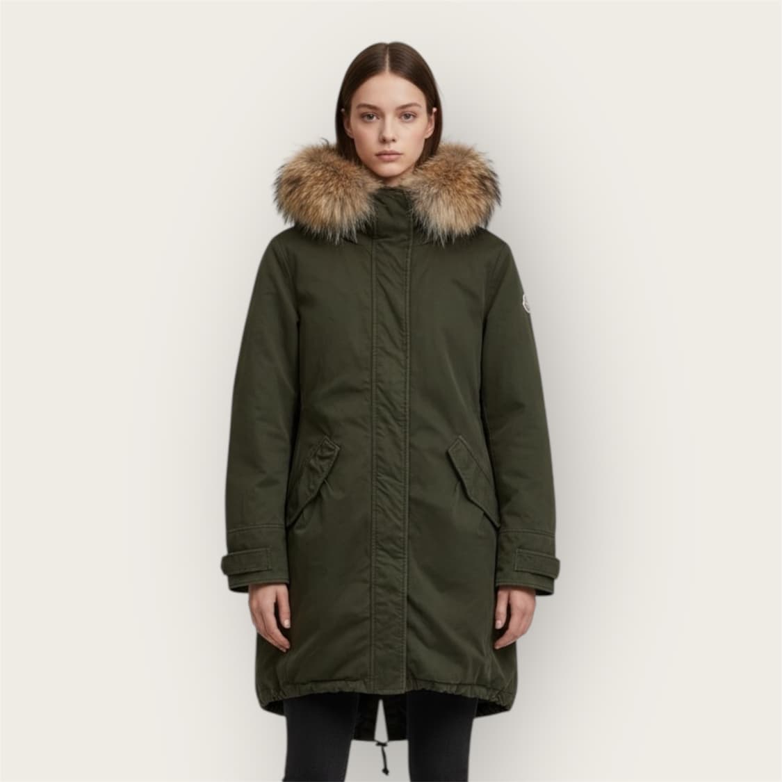 4/ 몽클레어 EVANTHIA 구스다운 퍼 야상 패딩 상품이미지1