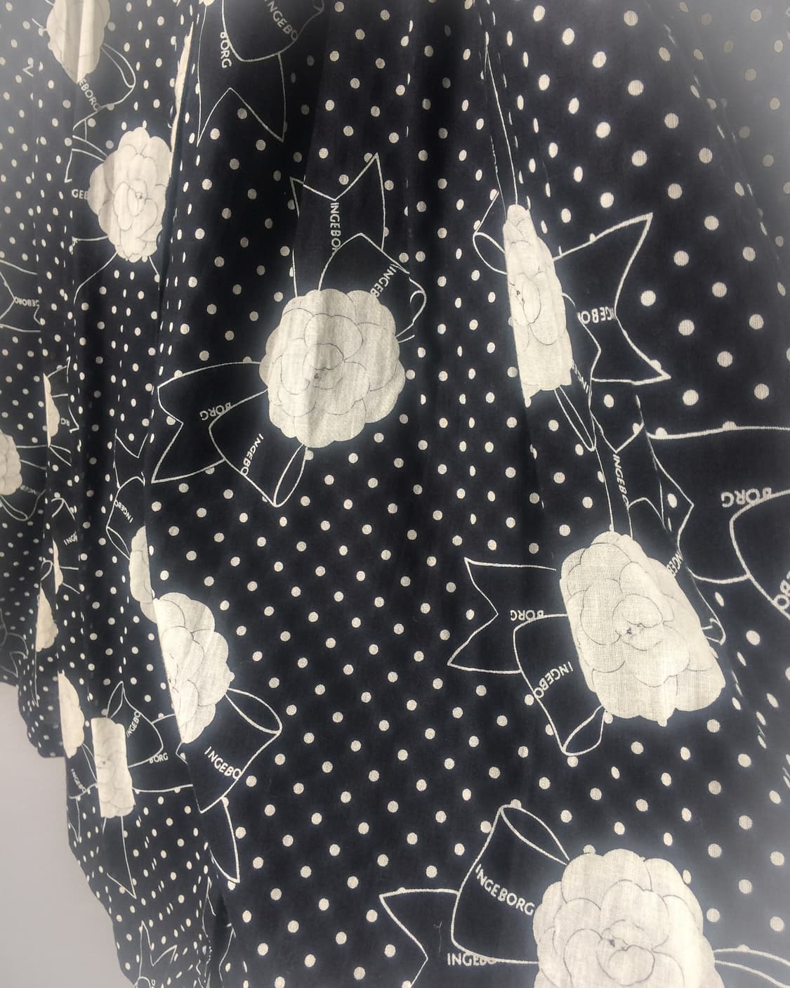Dot pattern flower ribbon pattern long s 상품이미지4