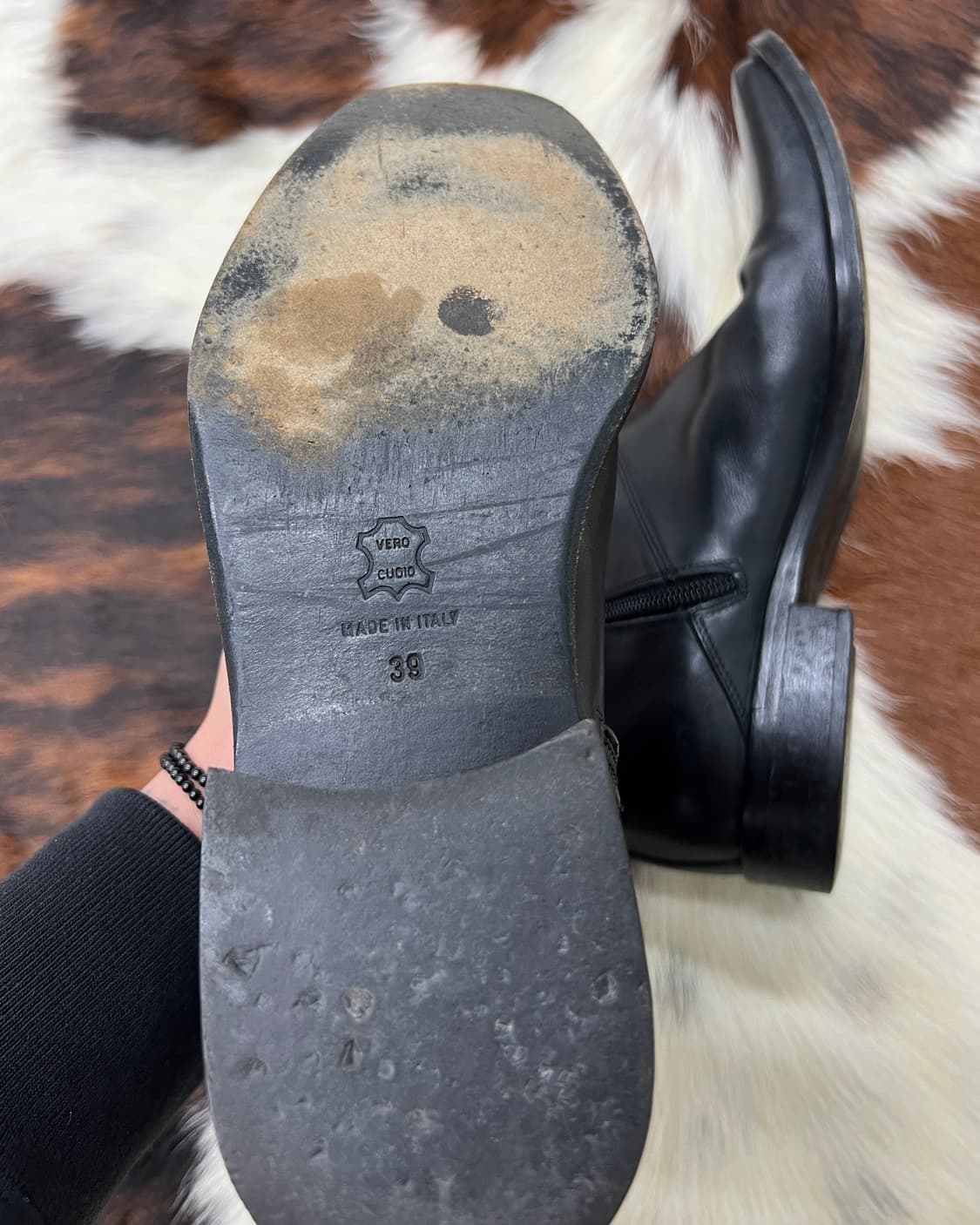 Yohji Yamamoto X BRUNO BORDESE 사이드 지퍼 부츠 상품이미지5