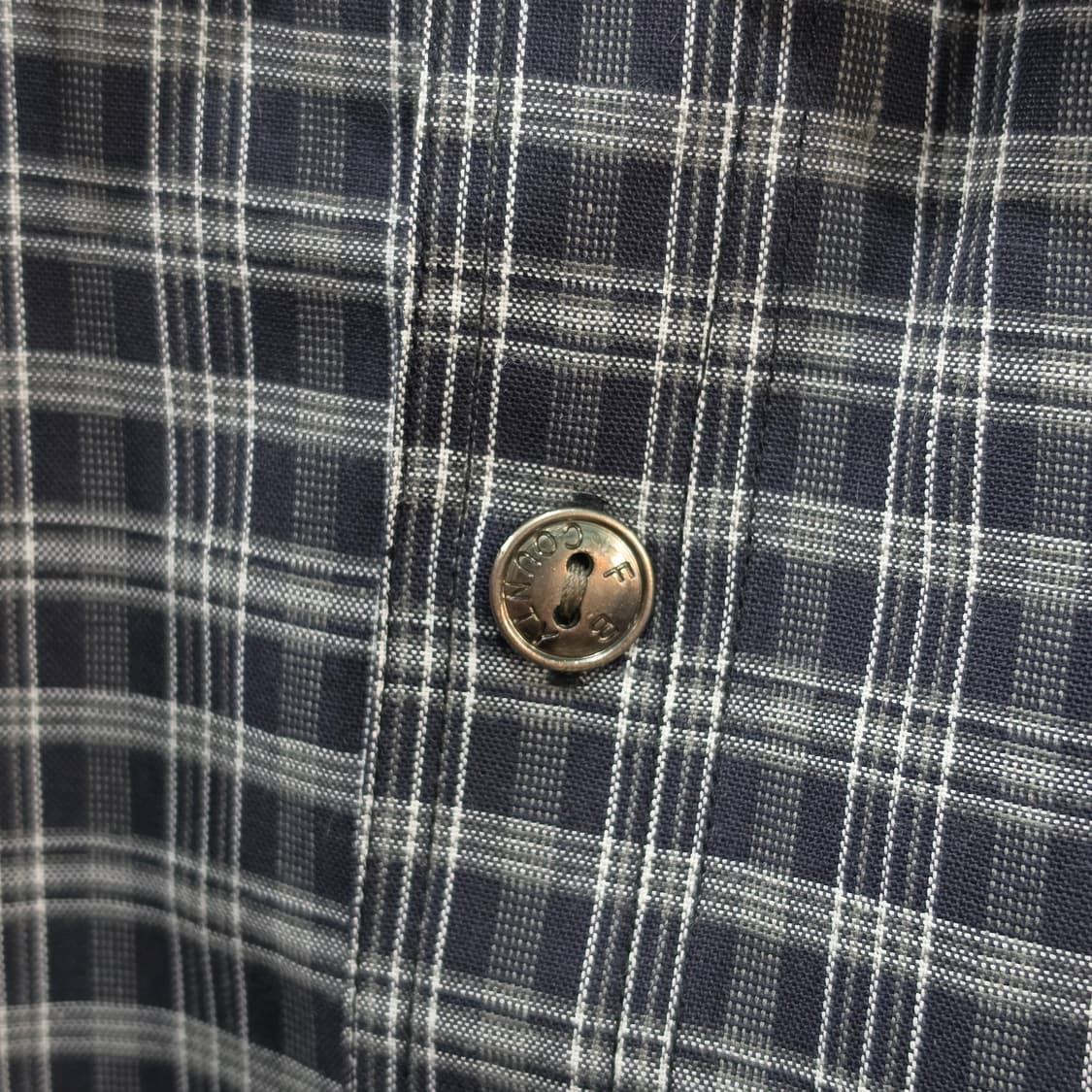 미사용품 COUNTY FB 오버핏 체크셔츠-XL 상품이미지3