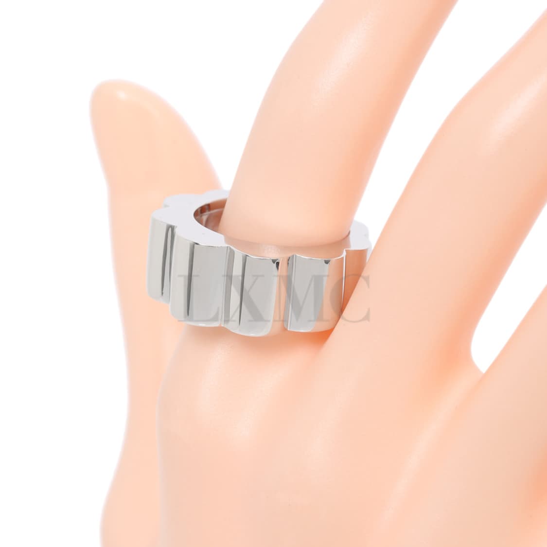 샤넬 프로필드 까멜리아 링 한정판 화이트골드 반지 상품이미지7