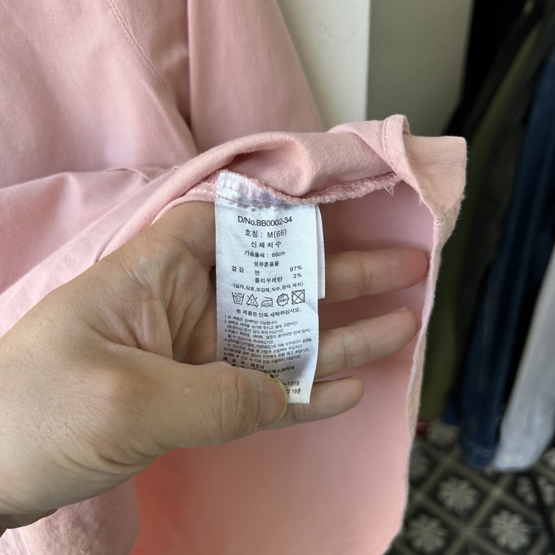 16619 - 브룩스 브라더스 핑크 셔츠  상품이미지4