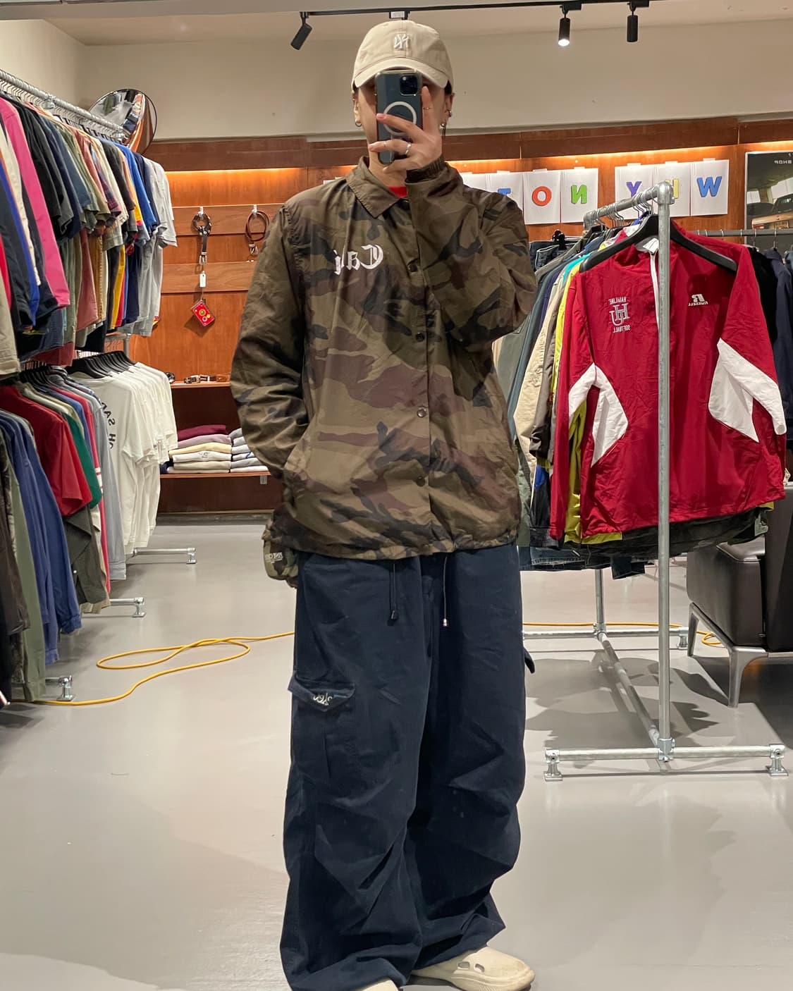 빈티지 카모플라주 코치 자켓 상품이미지2