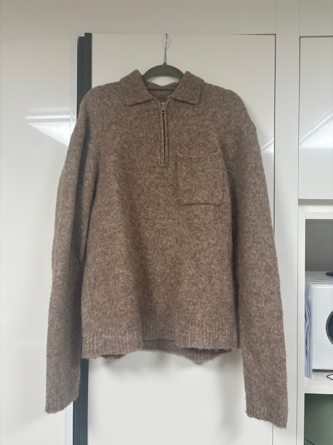 자라 하프짚 니트 상품이미지1