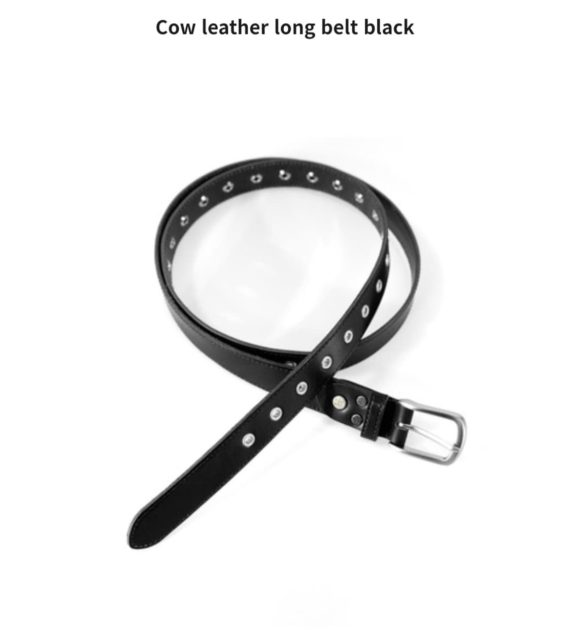 hae.a 해아 소가죽 아일렛 롱 벨트 상품이미지1