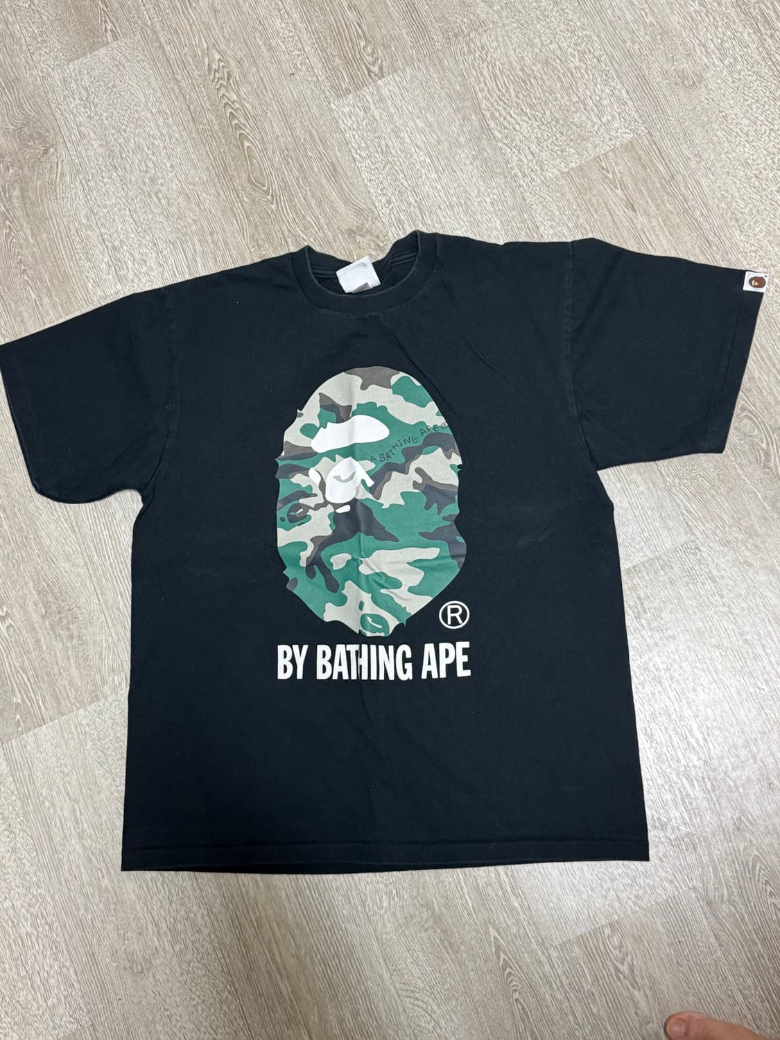 베이프 우드랜드 카모 빅헤드 반팔 바이 베이씽 에이프 bape 상품이미지2