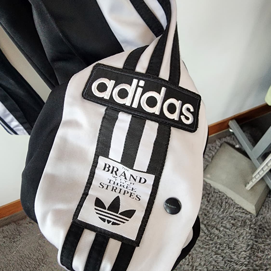 아디다스 삼선 트레이닝 바지 블랙 상품이미지2