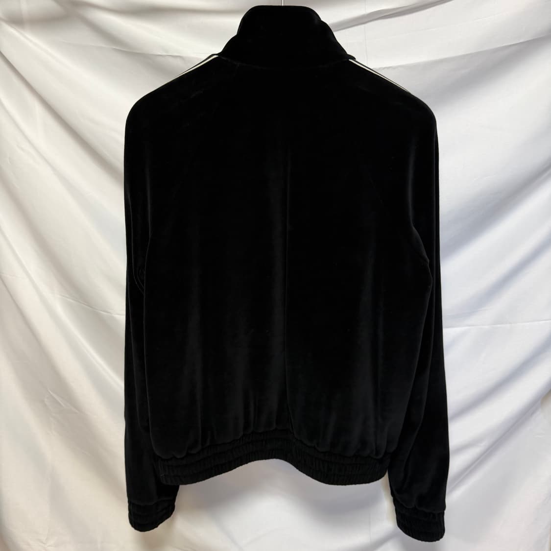 [S+급/S] 셀린느 트리오페 벨벳 트랙 자켓 집업 셋업 블랙 상품이미지4