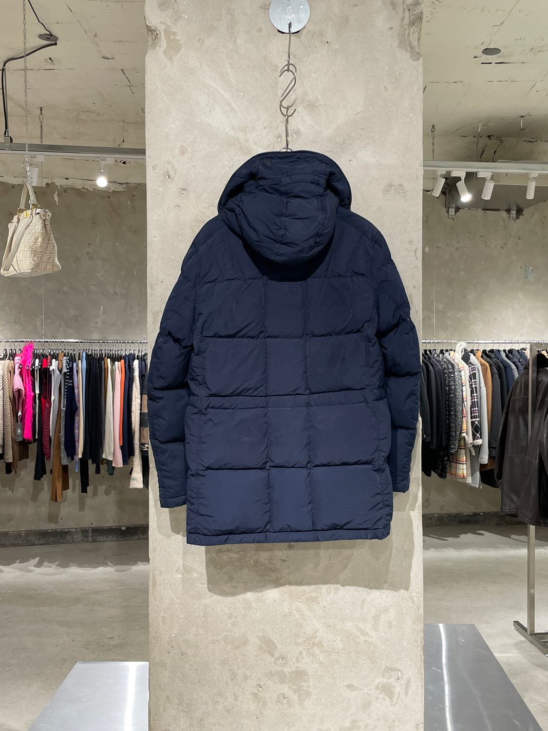 cp컴퍼니 네이비 고글 덕 다운 패디드 점퍼 상품이미지6