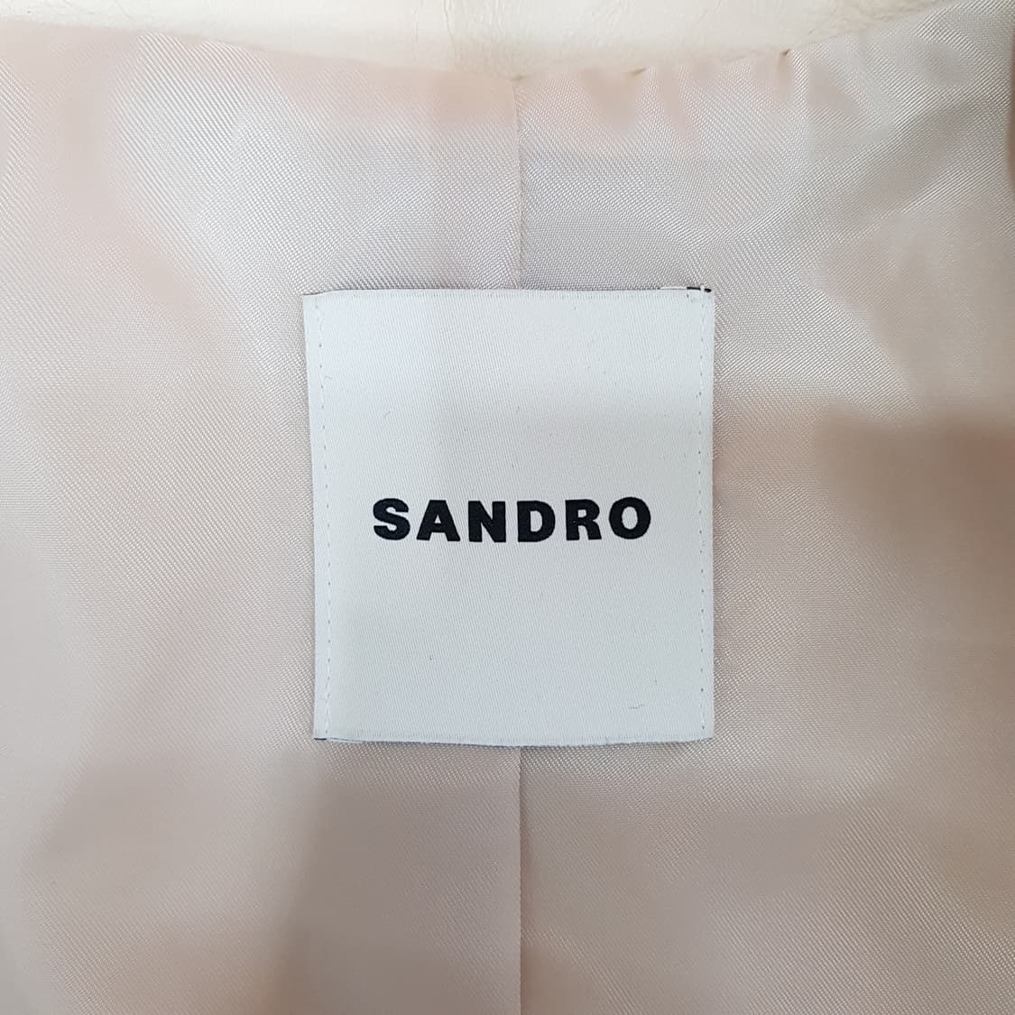 SANDRO 산드로 2022 양가죽 크롭 레더 자켓 79-86-160 상품이미지6