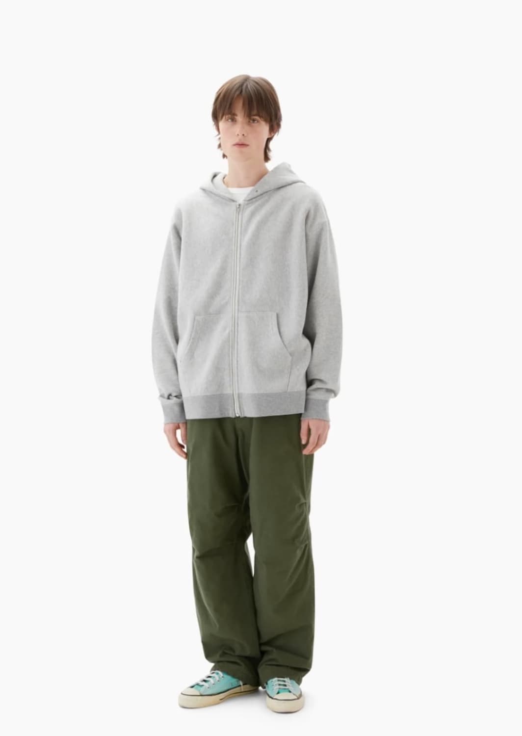 카키스 후드집업(2사이즈) 상품이미지3