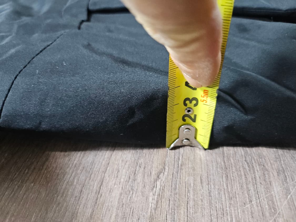 뉴발란스 블랙 롱패딩 후드 일체형 90  S 상품이미지10