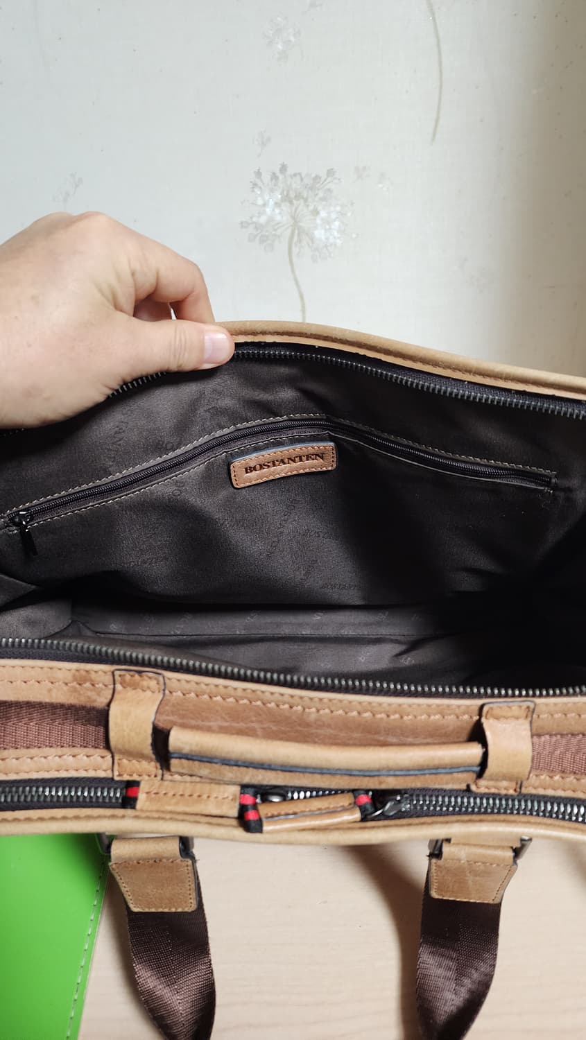 BOSTANTEN 브라운 가죽 서류 가방 상품이미지7