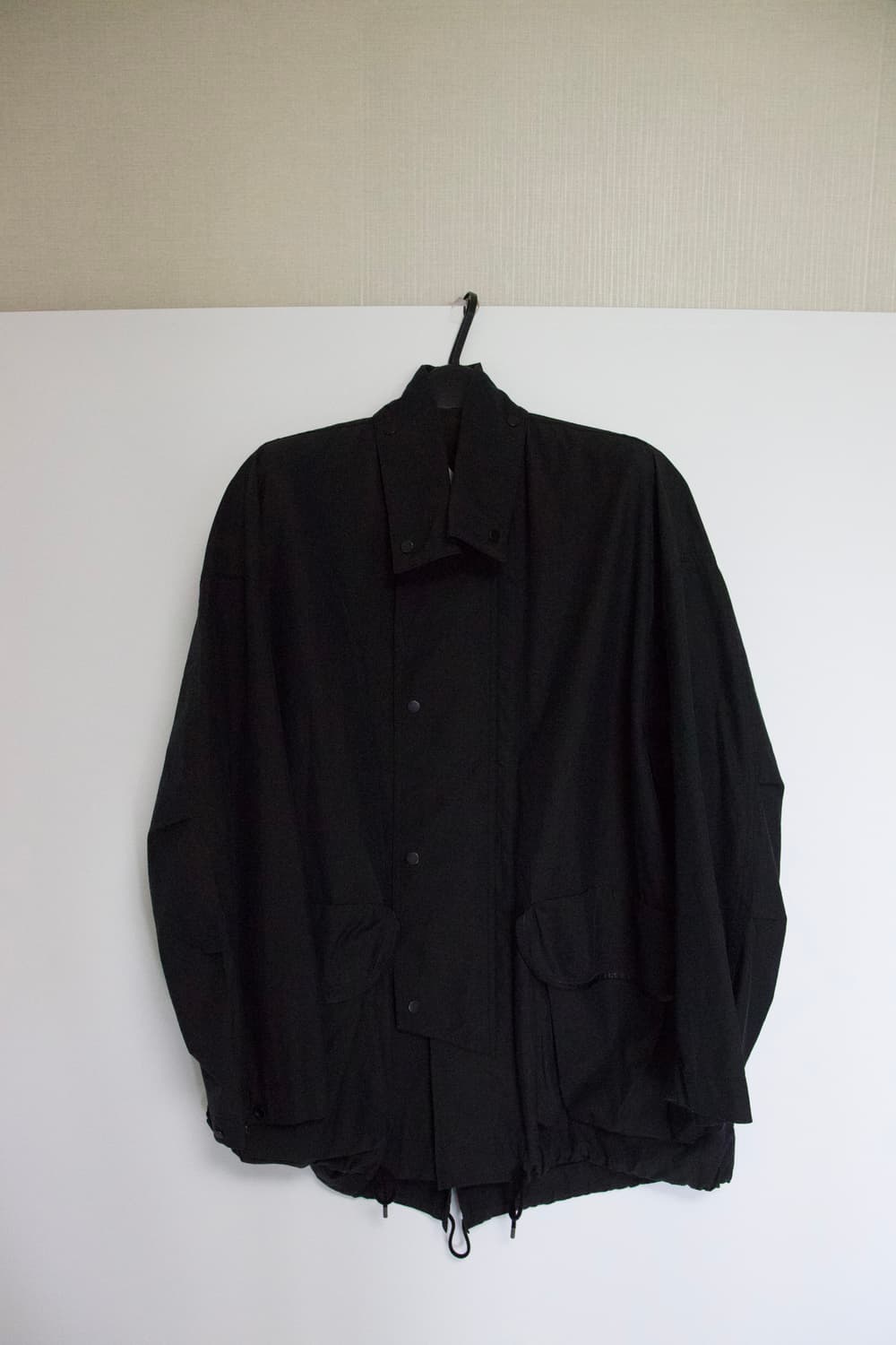 (새상품)오라리 워시드 핀스 립스탑 샴브레이 빅필드 블루종 블랙 샴브레이 상품이미지1