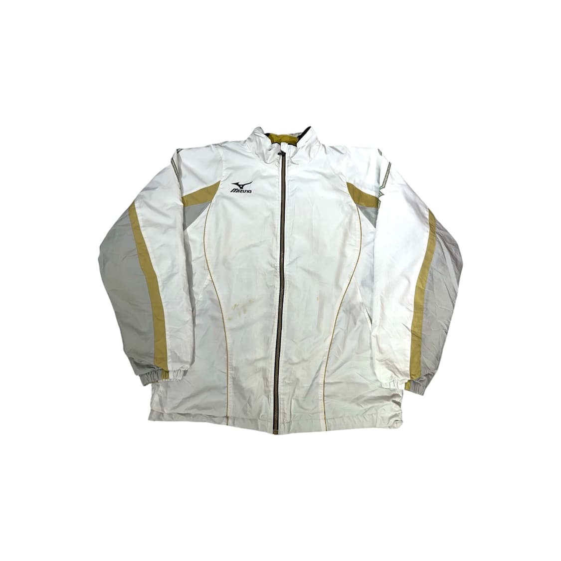 미즈노 화이트 골드 일본판 바람막이 오버핏 트랙 자켓 L 상품이미지5