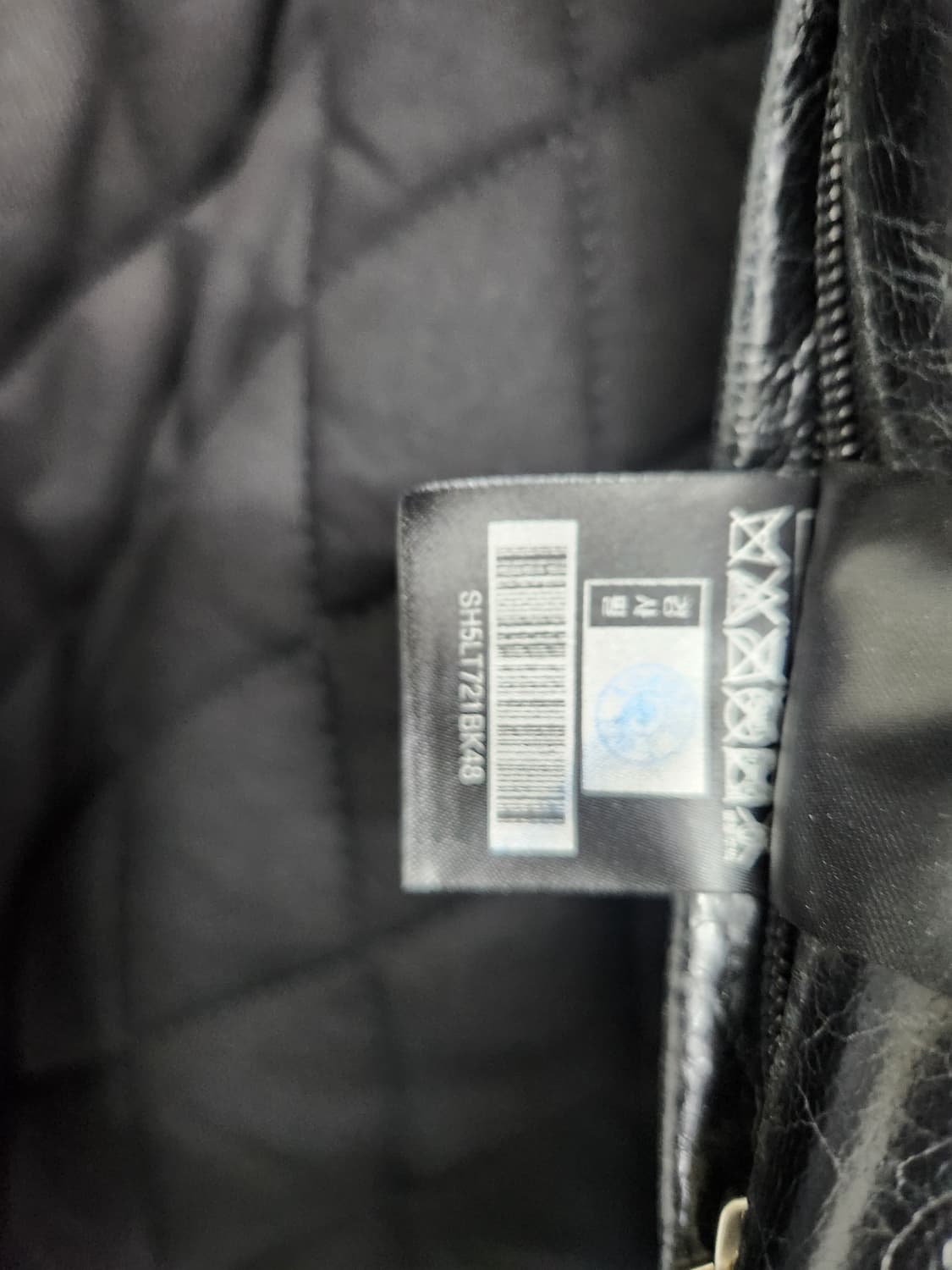 송지오컬렉션 숄카라 레더 자켓48 상품이미지8