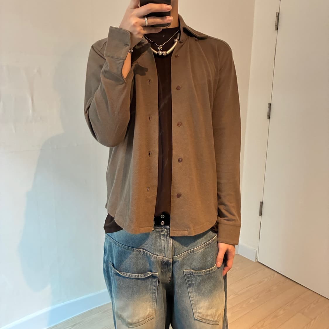 Big collar shirt 상품이미지3