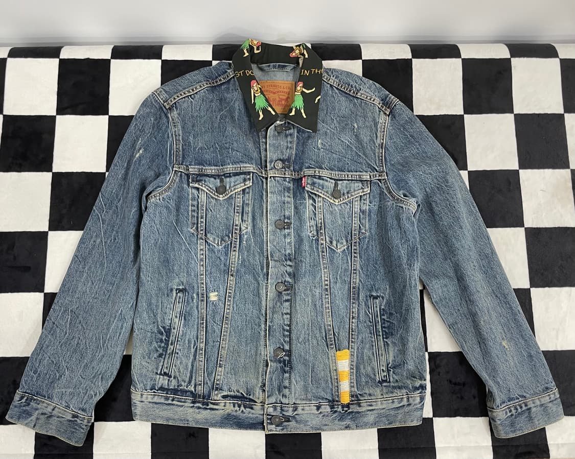 Levi's 리바이스 리워크 하와이안 카라 데님 자켓 (L) 상품이미지1