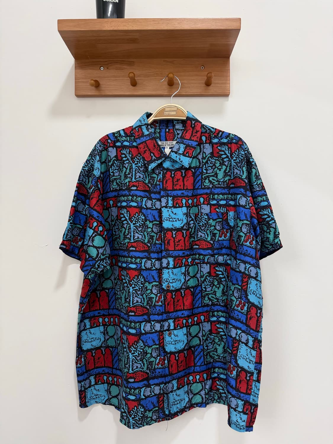 Thai Silk 아트 프린트 셔츠  상품이미지1