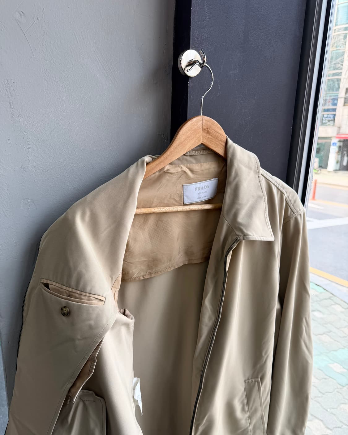 M/ 프라다 아카이브 02SS 베이직 봄버 자켓 상품이미지6