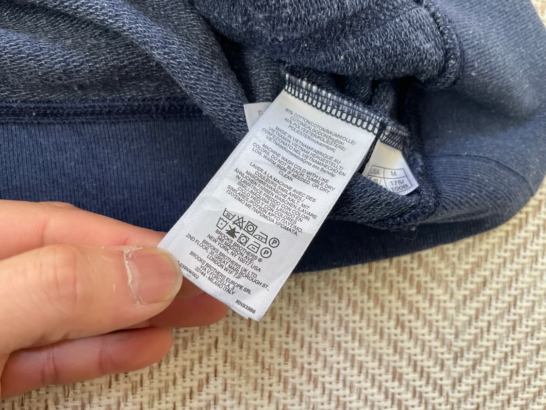 브룩스브라더스 네이비 후드집업 상품이미지5