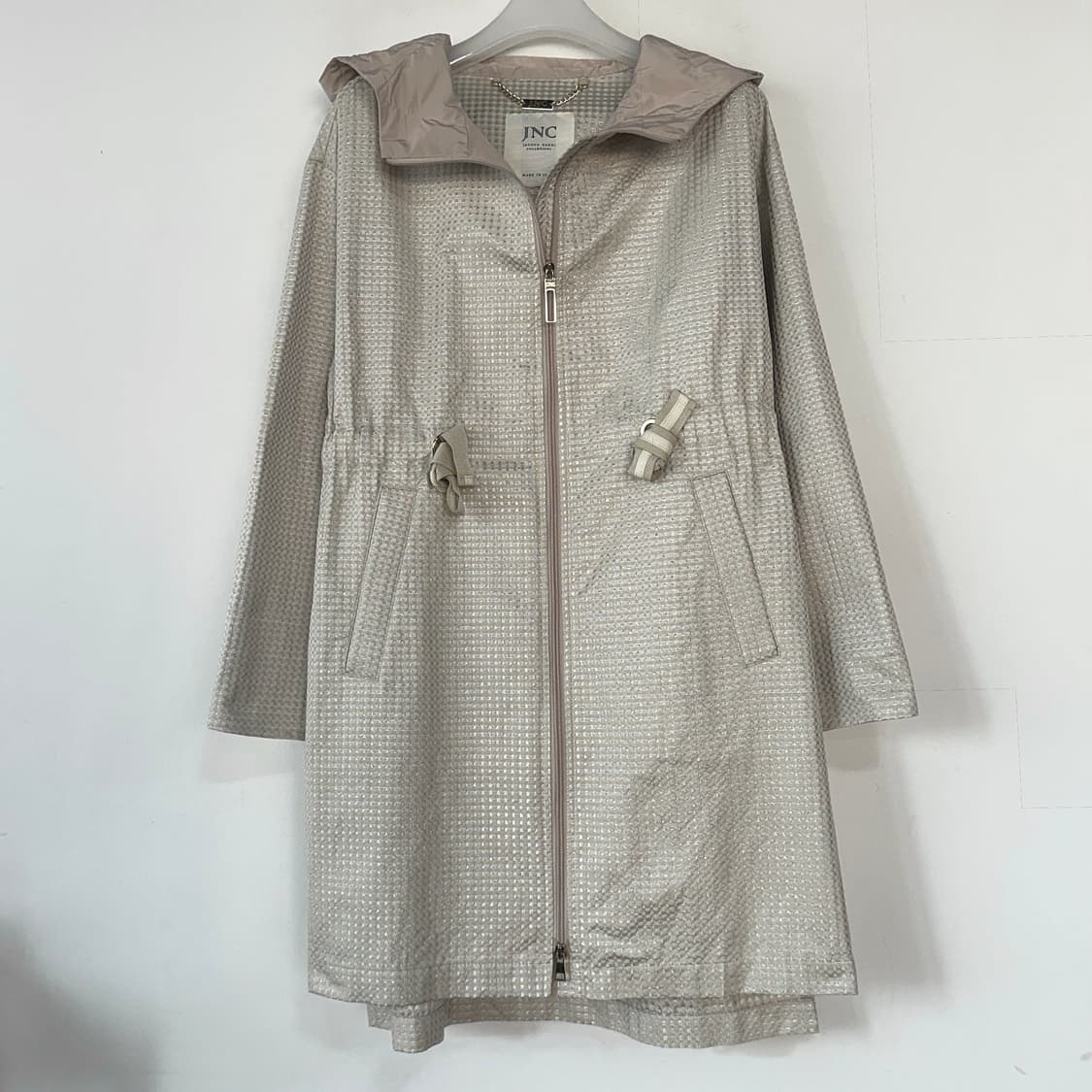 JNC 스트링 후드 롱 점퍼 상품이미지2