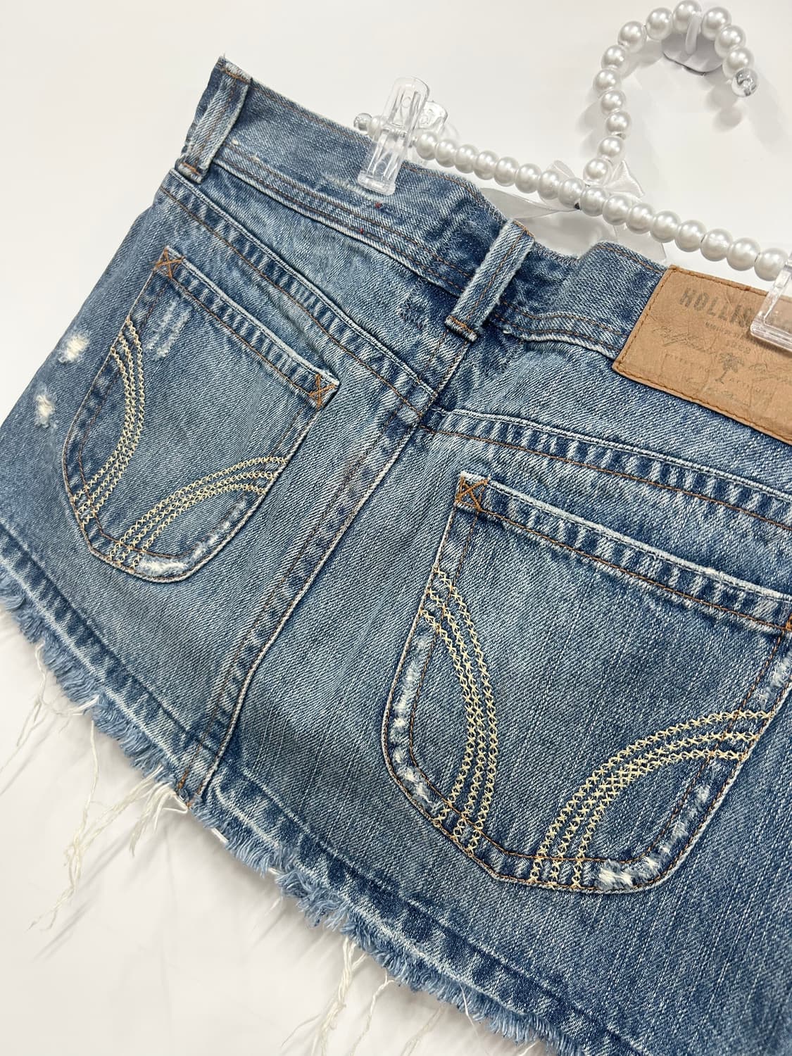 [HOLLISTER] 홀리스터 y2k 데님 미니 스커트 상품이미지7
