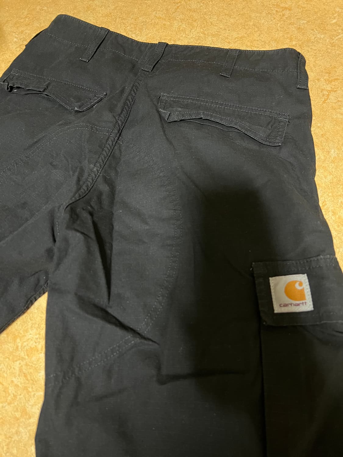 칼하트WIP 레귤러 카고팬츠 콜롬비아 블랙 REGULAR CARGO PA 상품이미지4