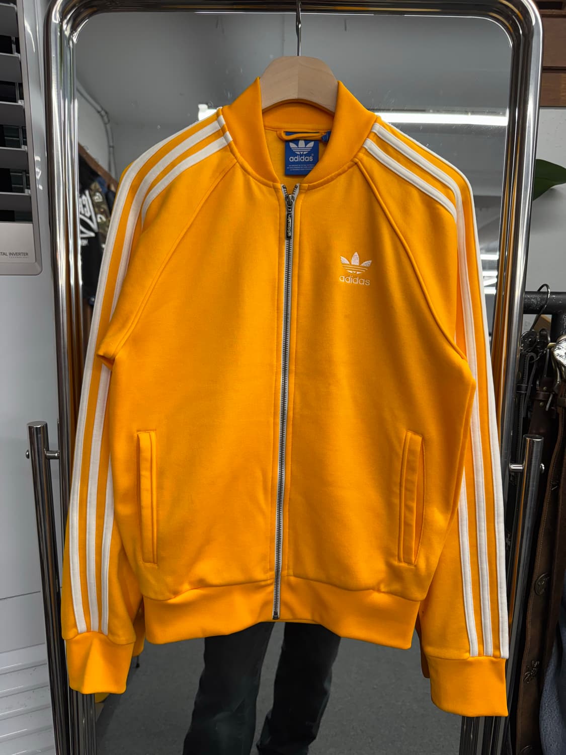 아디다스 유로파 화이트/옐로우 트랙탑 져지 상품이미지1