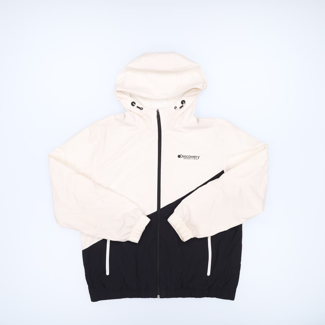 [100] 디스커버리 배색 후드 바람막이 자켓(얼룩) 0114J 상품이미지2