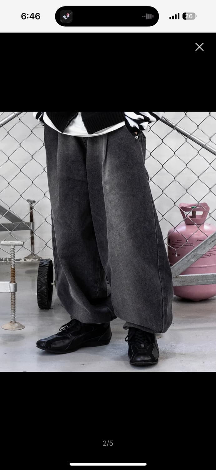 엑스톤즈 빅 와이드 벌룬팬츠 상품이미지2