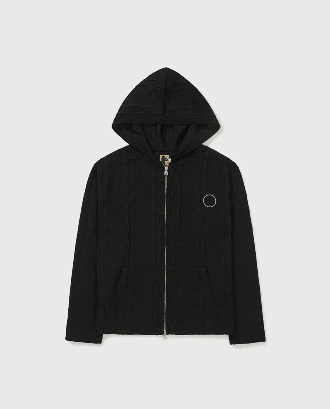 사일런트실러블 Pleats hooded zip-up 상품이미지1