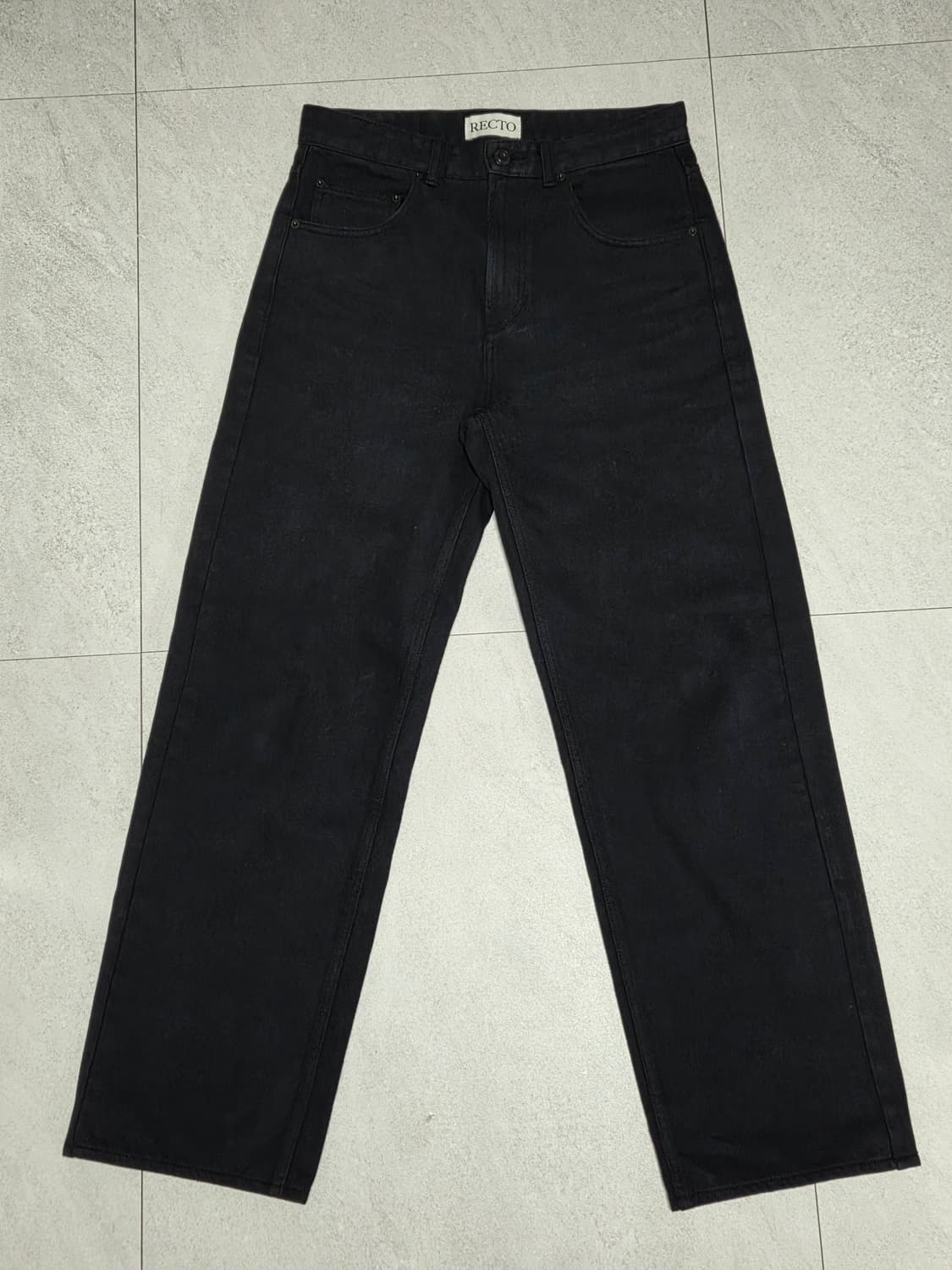 (S) 렉토 25AW 루즈핏 데님 팬츠 상품이미지1