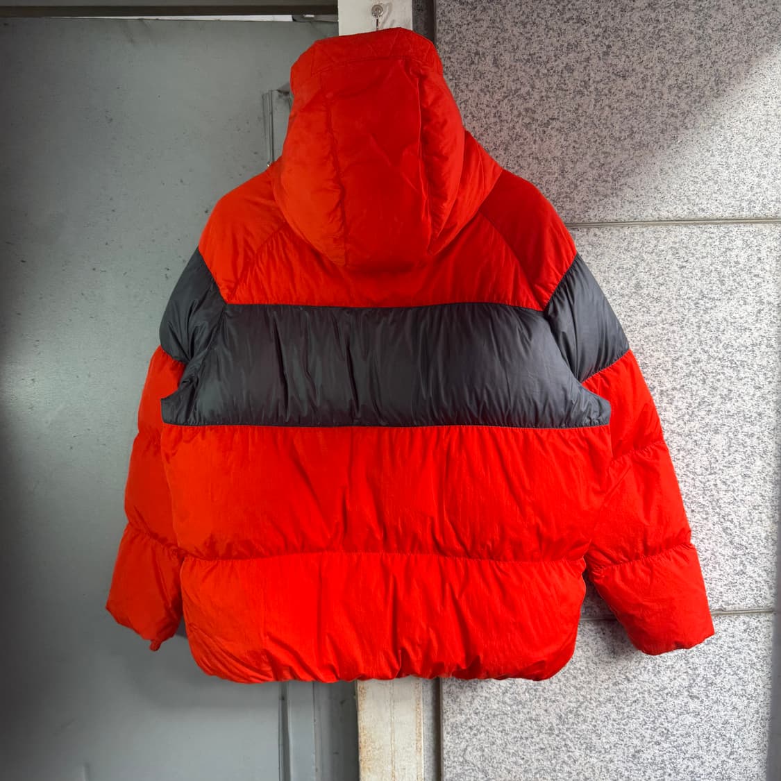 나이키 배색 라인 나일론 패딩 상품이미지3