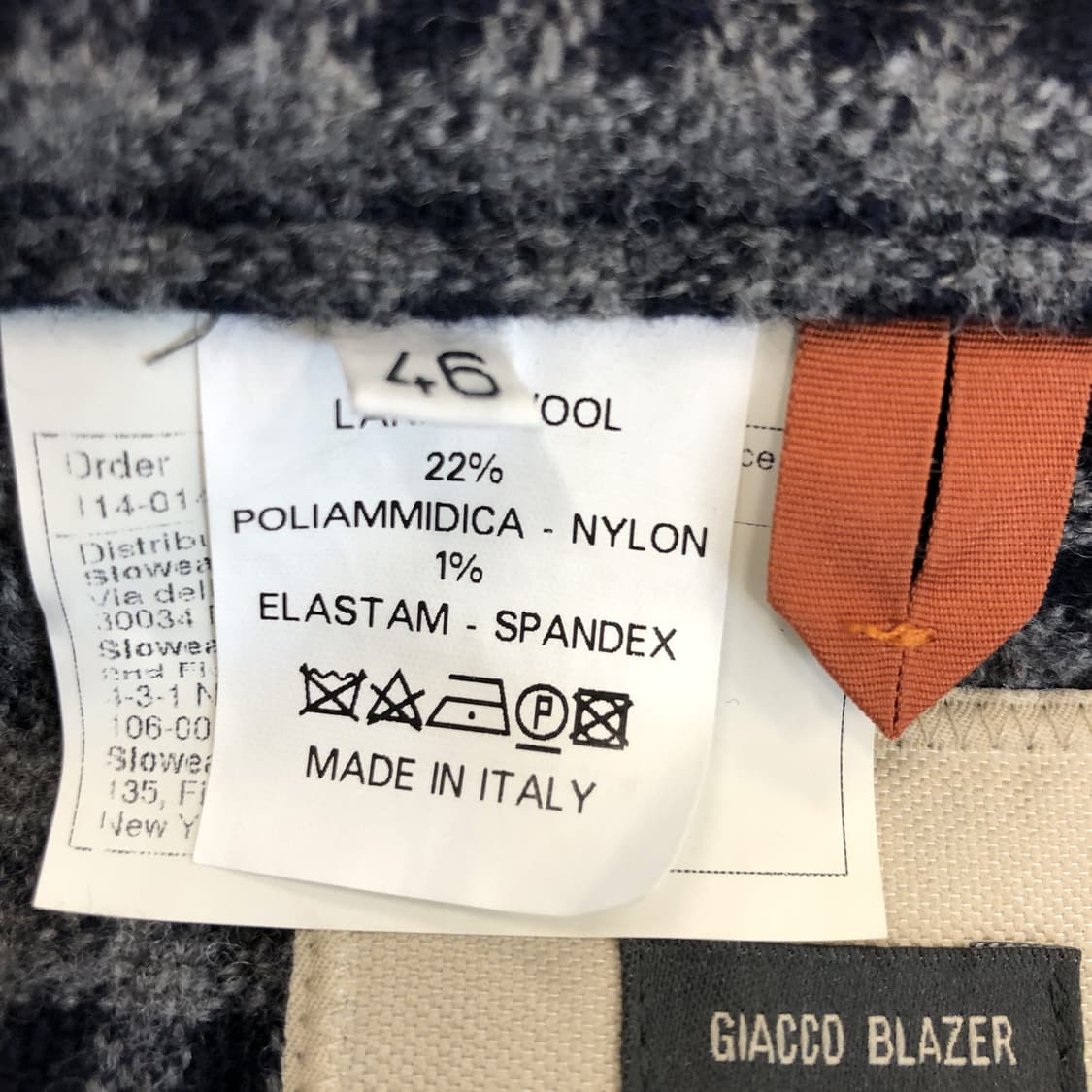 몬테도로 이태리 지아코 울 블레이져 46 상품이미지7